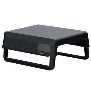 Supporto monitor Breyta - pieghevole - 8,2 x 35,4 x 30,4 cm - nero - Fellowes - immagine 1