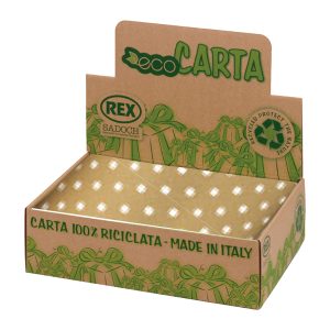 Carta regalo riciclata Graphic - 100 fogli - 70x100cm - fantasie assortite - Rex Sadoch - immagine 2