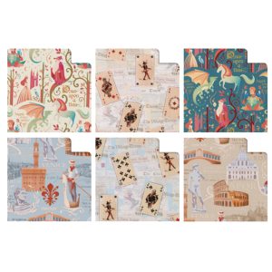 Rotolo carta regalo vintage - 70cmx200m - fantasie assortite - Rex Sadoch - immagine 1