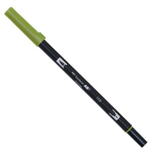 Pennarello Dual Brush 158 - dark olive - Tombow - immagine 2