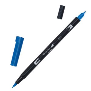 Pennarello Dual Brush 555 - ultramarine - Tombow - immagine 1