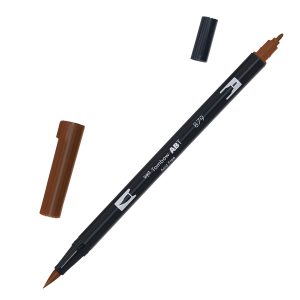 Pennarello Dual Brush 879 - brown - Tombow - immagine 1