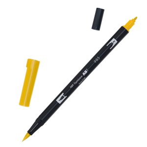Pennarello Dual Brush 985 - chrome yellow - Tombow - immagine 1