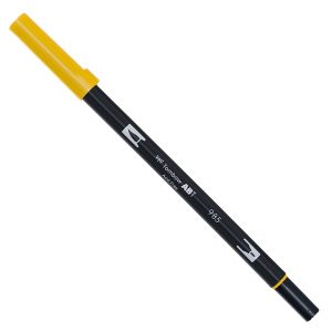 Pennarello Dual Brush 985 - chrome yellow - Tombow - immagine 2
