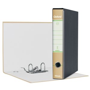 Registratore Oxford Green G84 - dorso 5 cm - protocollo 23x33 cm - avana - Esselte - immagine 1