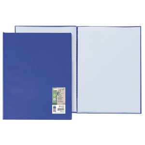 Portalistini Ermes - PP riciclato - 22 x 30 cm - 20 buste - blu - Sei Rota - immagine 1