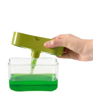 Dispenser detersivo stoviglie ProntoPiatti - con spugna abrasiva - 350 ml - Perfetto - immagine 4