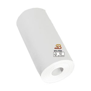 Rotolo per POS - 57 mm x 8,5 m - diametro esterno 25 mm - senza anima - 48 gr - carta termica BPA free - Sabacart - blister 12 pezzi - immagine 1