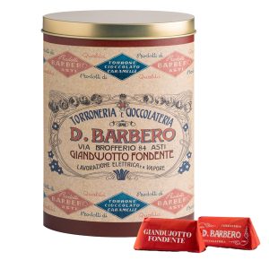 Gianduiotti - in scatola di metallo - gusto fondente - 150 gr - Barbero - immagine 1