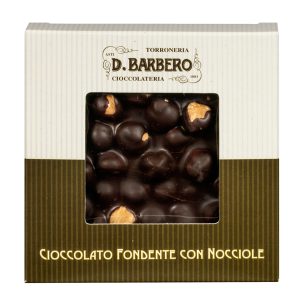 Tavoletta di cioccolato con nocciole - fondente - 120 gr - Barbero - immagine 1