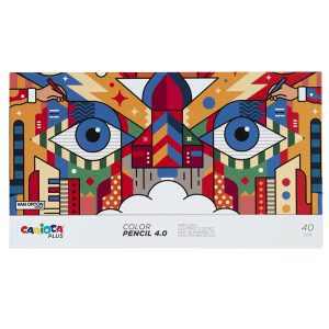 Matita colorata Color Pencil 4.0 - mina 4 mm - colori assortiti - Carioca Plus - conf. 40 pezzi - immagine 1