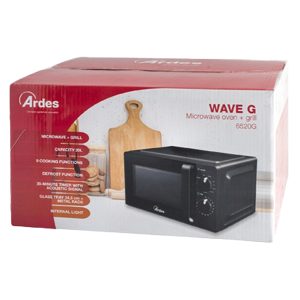Forno a microonde - con funzione grill - 1100 W - nero - immagine 5