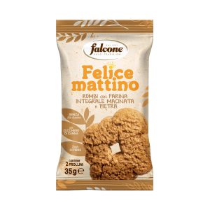 Biscotto rombo - con farina integrale - monoporzione da 35 gr - Falcone - immagine 1