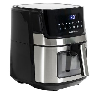 Friggitrice ad aria smart Ginevra - 26,8 x 33,7 x 34,2 cm - 6,5 L - nero - Melchioni - immagine 1