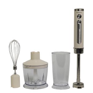 Set cordless Ariel - frullatore immersione/sbattitore/tritatutto - bianco - Melchioni - immagine 1