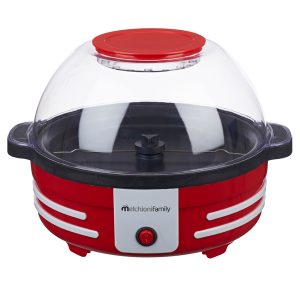 Macchina per pop corn - con coperchio - 850 W - rosso - Melchioni - immagine 1