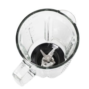 Frullatore Frullo Glass - con bicchiere in vetro - 600 W - nero/argento - Melchioni - immagine 4