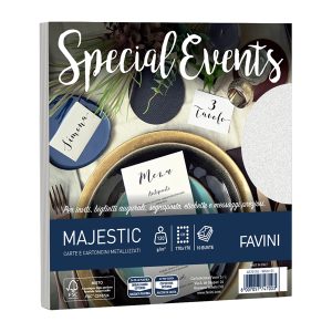 Busta Calligraphy Pergamena -  170 x 170 mm - 90 gr - bianco 01 - Favini - conf. 25 pezzi - immagine 1