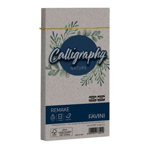 Busta Calligraphy Remake -  110 x 220 mm - 120 gr - scoglio - Favini - conf. 25 pezzi - immagine 1