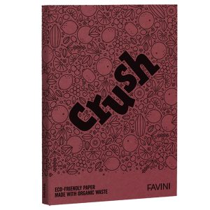 Carta Crush - A4 - 250 gr - ciliegia - Favini - conf. 50 fogli - immagine 1