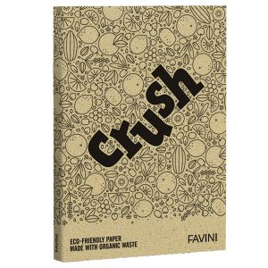 Carta Crush - A4 - 250 gr - oliva - Favini - conf. 50 fogli - immagine 1