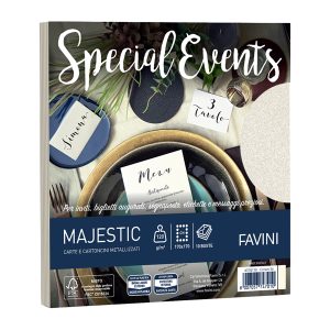 Busta Special Events - 170 x 170 mm - 120 gr - crema - Favini - conf. 10 buste - immagine 1