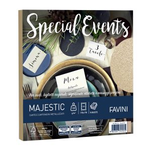 Busta Special Events - 170 x 170 mm - 120 gr - sabbia - Favini - conf. 10 buste - immagine 1
