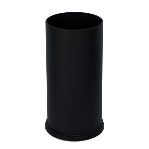 Portaombrelli Steel - con vaschetta interna - diametro 24 cm - H 49 cm - 22 L - acciaio - nero - Stilcasa - immagine 1