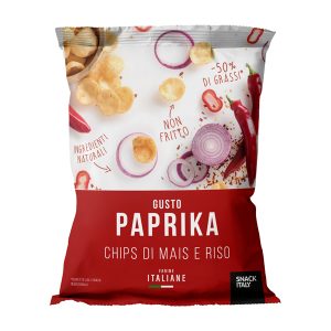 Chips di mais e riso alla paprika - 70 gr - Snack Italy - immagine 1