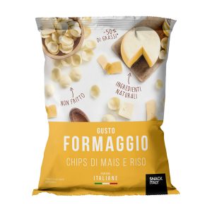 Chips di mais e riso al formaggio - 70 gr - Snack Italy - immagine 1