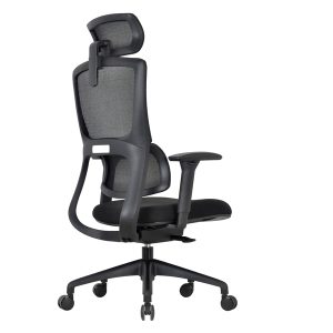Poltrona semidirezionale Balance - in rete - Nero - Unisit - immagine 1