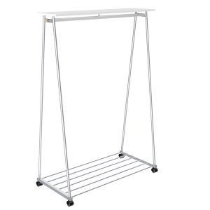 Stand appendiabiti con ruote Oslo - 175 x 115 x 62 cm - Alba - immagine 1