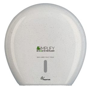 Distributore Jumbo Simplify - 34,5 x 14,8 x 34,5 cm - white wood - Papernet - immagine 1