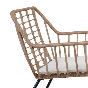 Salotto Cebu - polyrattan naturale - Garden Friend - set 4 elementi - immagine 3