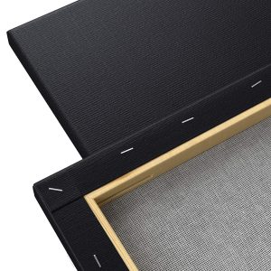 Tela pittura Classic - 30 x 40 cm - nero - DOM - immagine 2