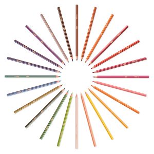 Matita colorata Evolution Stripes - colori assortiti - Bic - conf. 24 pezzi - immagine 3
