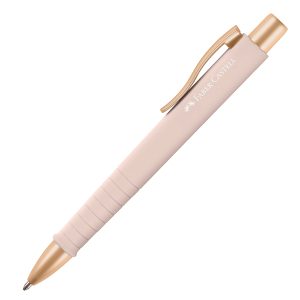 Penna a sfera a scatto Poly Ball Urban - punta 0,7 mm - fusto pale rose - Faber-Castell - immagine 1