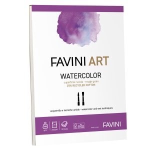 Album collato Watercolor - A5 - 300 gr - 10 fogli - Favini Art - immagine 1