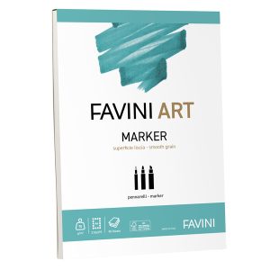 Blocco collato Marker - A4 - 70 gr - 50 fogli - Favini Art - immagine 1