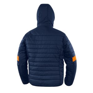 Piumino imbottito Bloom - taglia XXL - PE - blu/arancio - Deltaplus - immagine 2