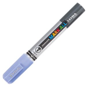Marcatore a base d'acqua Graduate Mark All  - punta tonda 2mm - indaco - Lyra - immagine 2