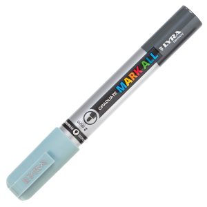 Marcatore a base d'acqua Graduate Mark All  - punta tonda 2mm - verde salvia - Lyra - immagine 2