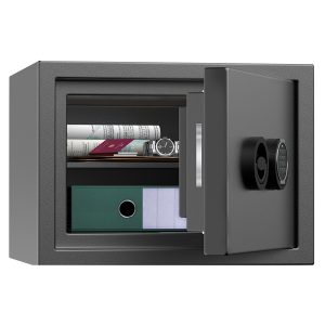 Armadio di sicurezza linea Easy Home - ignifugo - 523 x 475 x 378 mm - grigio scuro - Security Italia - immagine 1