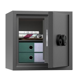 Armadio di sicurezza linea Easy Home - ignifugo - 523 x 475 x 508 mm - grigio scuro - Security Italia - immagine 1