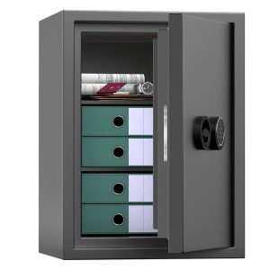 Armadio di sicurezza linea Easy Home - ignifugo - 523 x 475 x 698 mm - grigio scuro - Security Italia - immagine 1