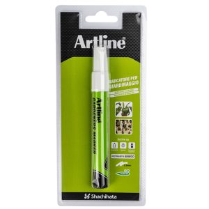 Marcatore permanente - per giardinaggio - punta tonda 2,3 mm - bianco - Artline - immagine 1