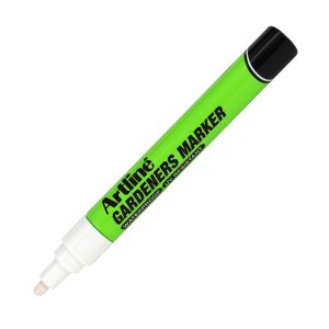 Marcatore permanente - per giardinaggio - punta tonda 2,3 mm - bianco - Artline - immagine 2