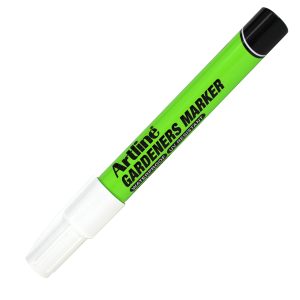 Marcatore permanente - per giardinaggio - punta tonda 2,3 mm - bianco - Artline - immagine 3