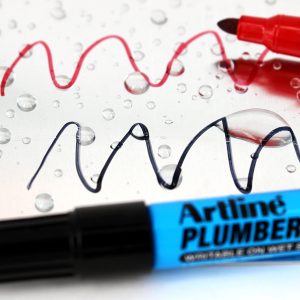 Marcatore permanente - per elettricisti - a doppia punta 0,4-1,0 mm - rosso - Artline - immagine 4
