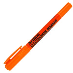 Marcatore permanente - per elettricisti - a doppia punta 0,4-1,0 mm - arancione - Artline - immagine 3